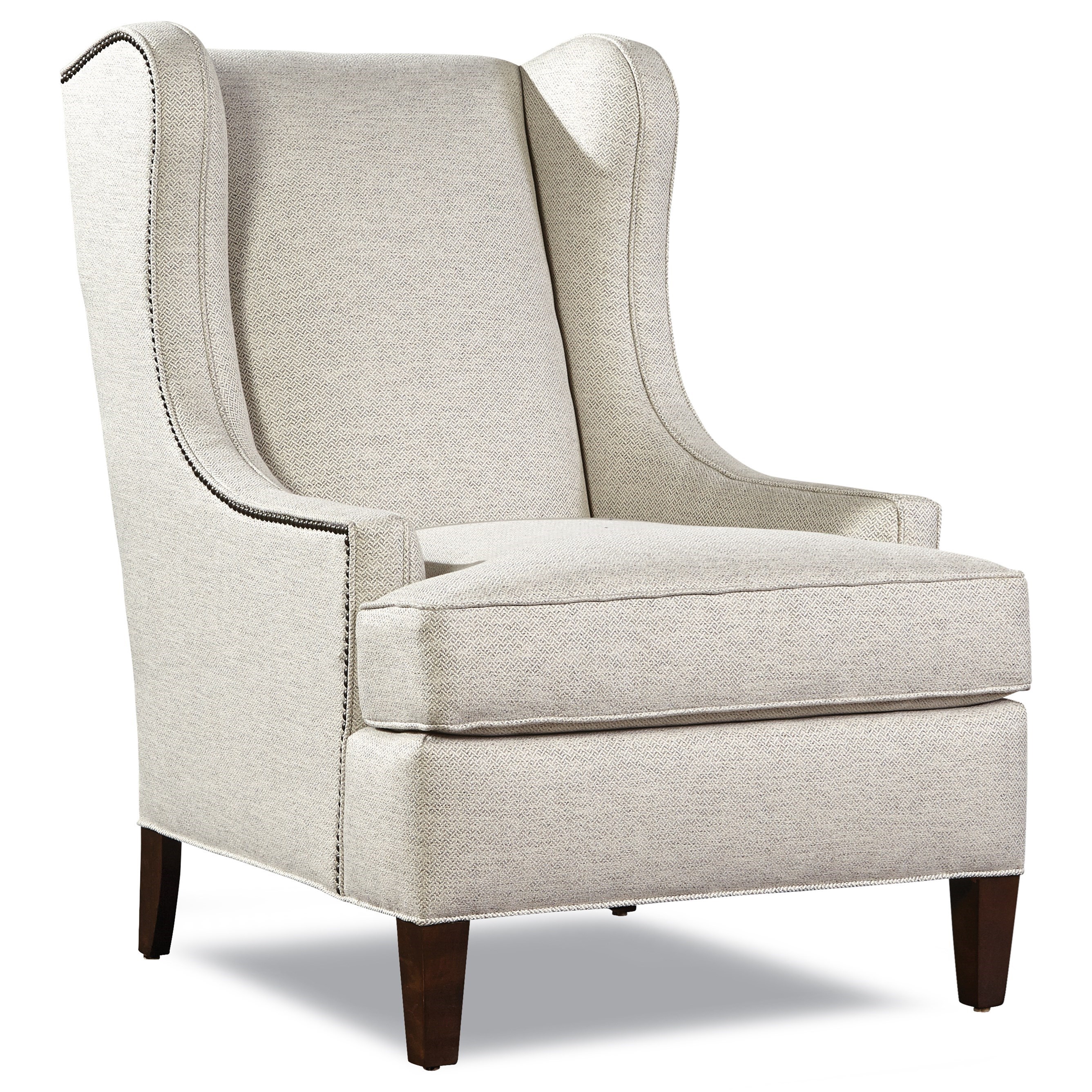 Transitional shop wingback chair